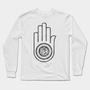 Jain Hand -symbol of Jainism Long Sleeve T-Shirt